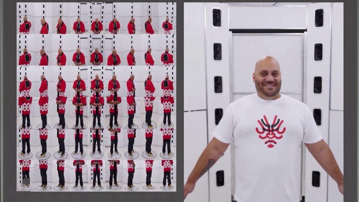 松下公司3D照相亭展示