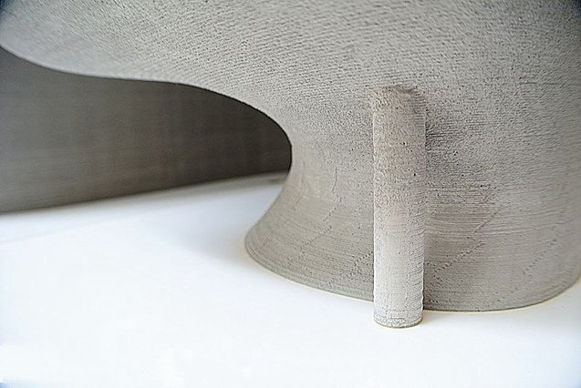 用紙材料3D打印實現(xiàn)高難度的混凝土造型