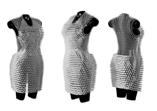 3D打印衣服越來越普遍 服裝設計專業學生3D打印裙子_e鍵3D打印服務 3D打印衣服越來越普遍 服裝設計專業學生3D打印裙子_e鍵3D打印服務