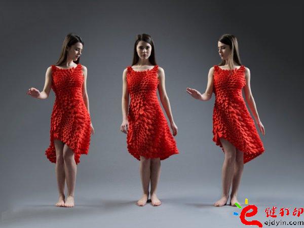 3d打印服裝 升級2.0版3D打印Kinematic Petals連衣裙誕生_3D打印服務公司 3d打印服裝 升級2.0版3D打印Kinematic Petals連衣裙誕生_3D打印服務公司