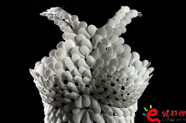 3d打印服裝 升級2.0版3D打印Kinematic Petals連衣裙誕生_3D打印服務公司 3d打印服裝 升級2.0版3D打印Kinematic Petals連衣裙誕生_3D打印服務公司