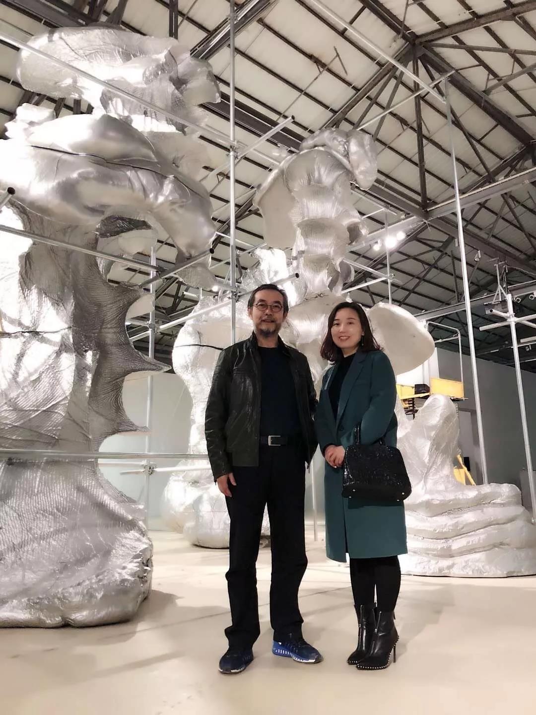 與隋教授的合影